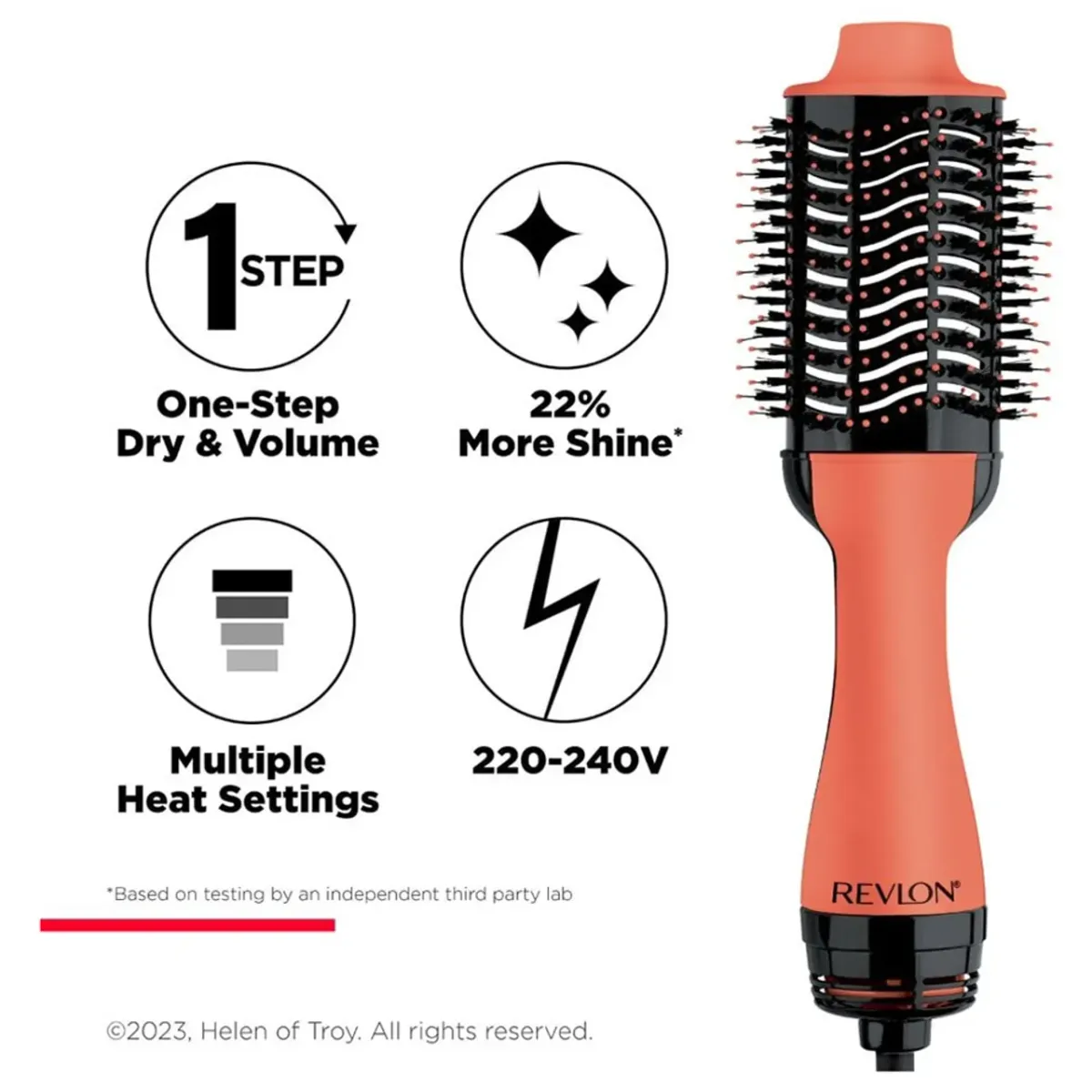 One-Step Hair Dryer and Volumiser Apricot Edition