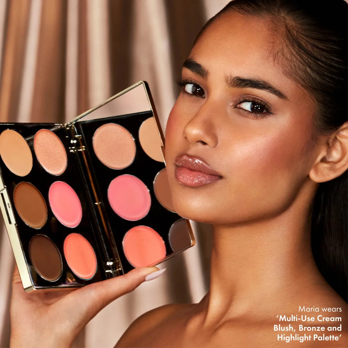 Cream Face Palette The Multi-Use Blush, Bronze, and Highlight Cream Palette