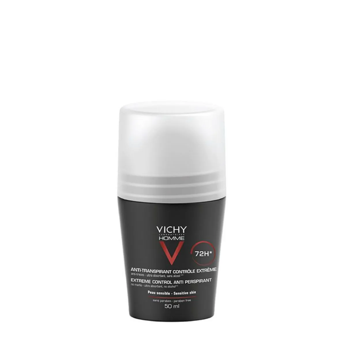 Vichy Homme Deodorant Roll Control Extreme 72h 50ml