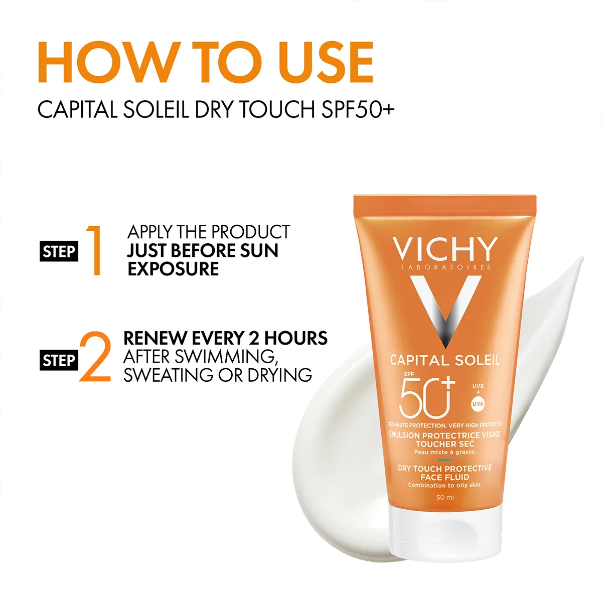 Vichy Capital Soleil Dry Touch Fluid SPF50 50ml
