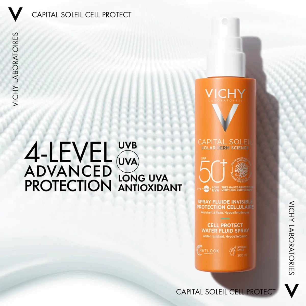 Vichy Capital Soleil Water Fluid Spray SPF50+ 200ml