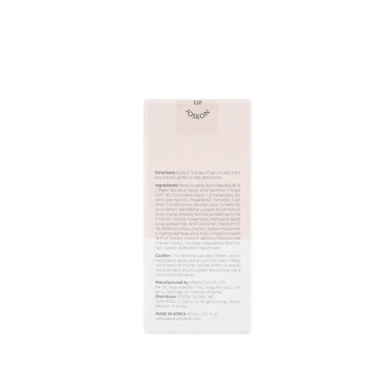 Revive Serum: Ginseng + Snail Mucin 30ml
