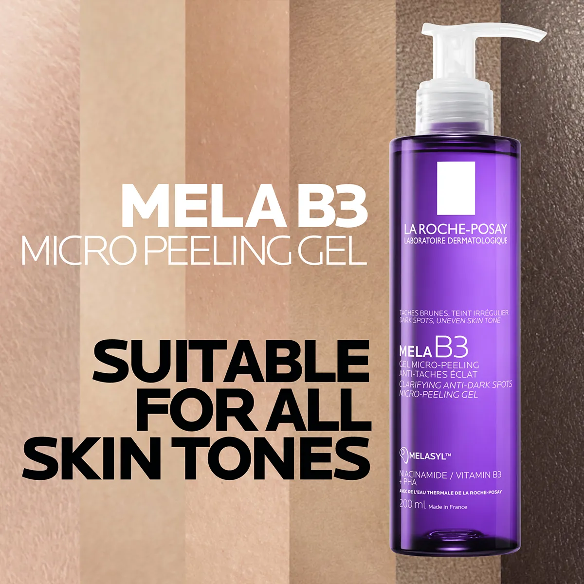 Mela B3 Micro-Peeling Gel Face Cleanser - 200ml
