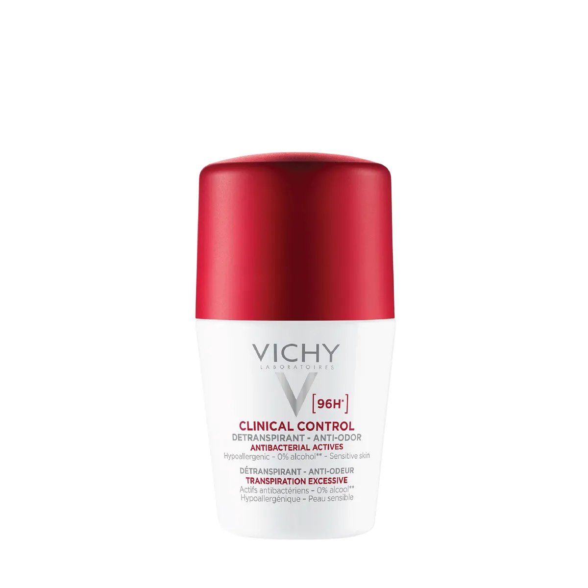 Vichy Deo Roll 96H Clinical Control 50Ml-White