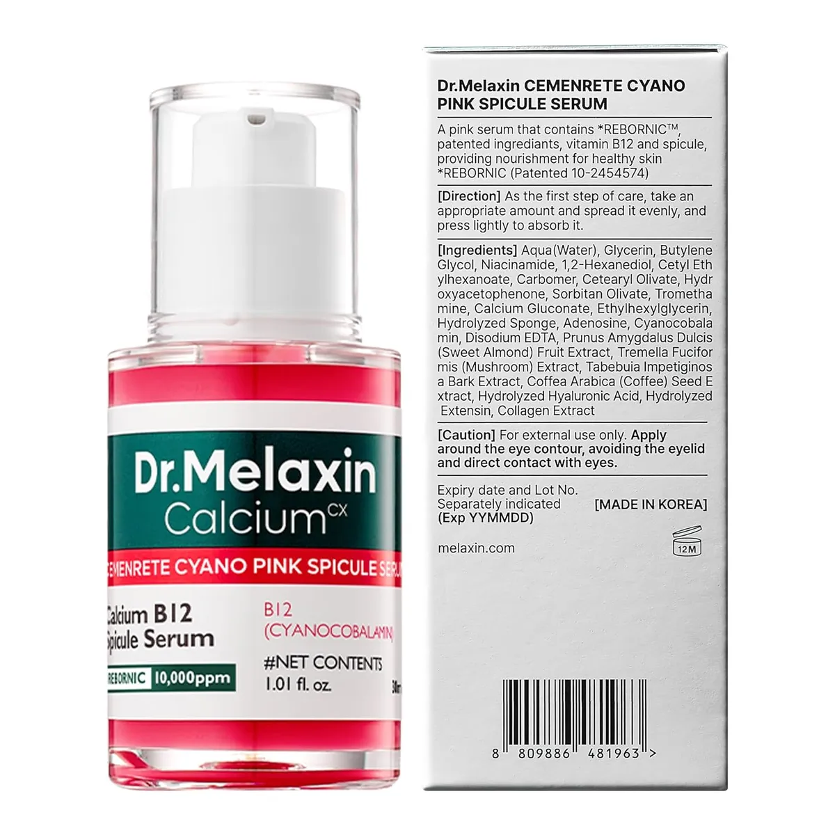 Dr.Melaxin Cemenrete Cyano Pink Spicule Serum with Calcium 30ml