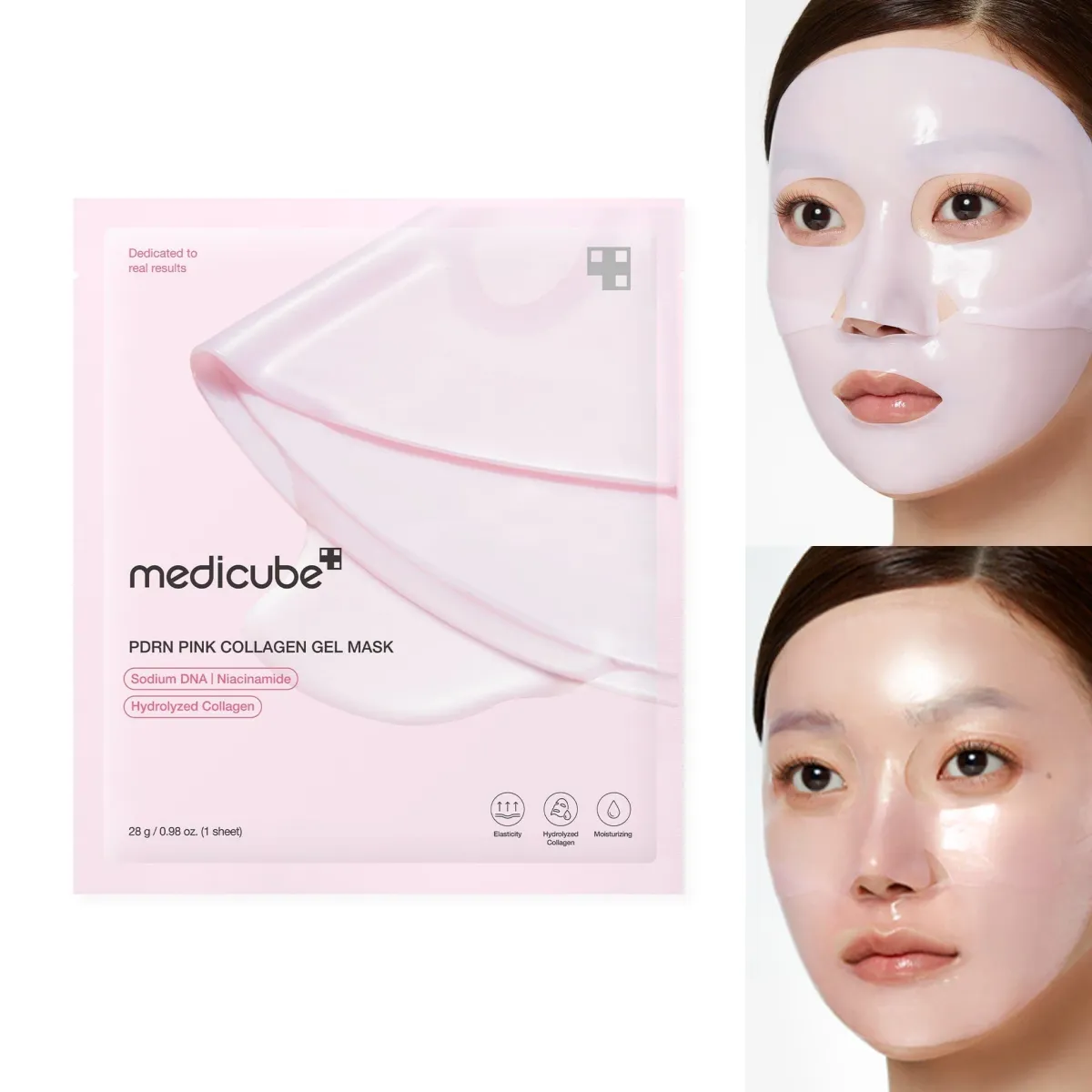 Medicube PDRN Pink Collagen Gel Mask Pack Of 4