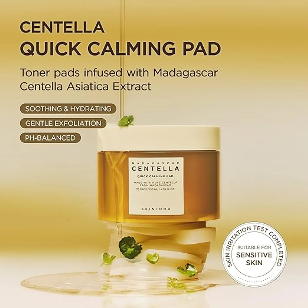 Skin1004 Madagascar Centella Quick Calming Pad