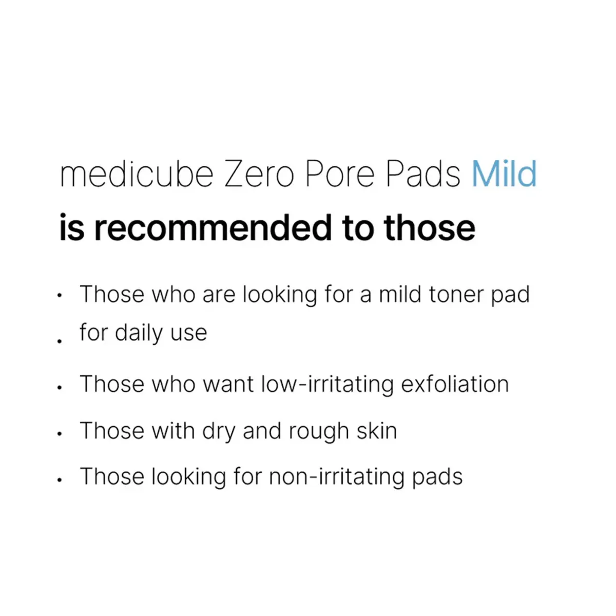 Medicube Zero Pore Pad Mild 70Pcs