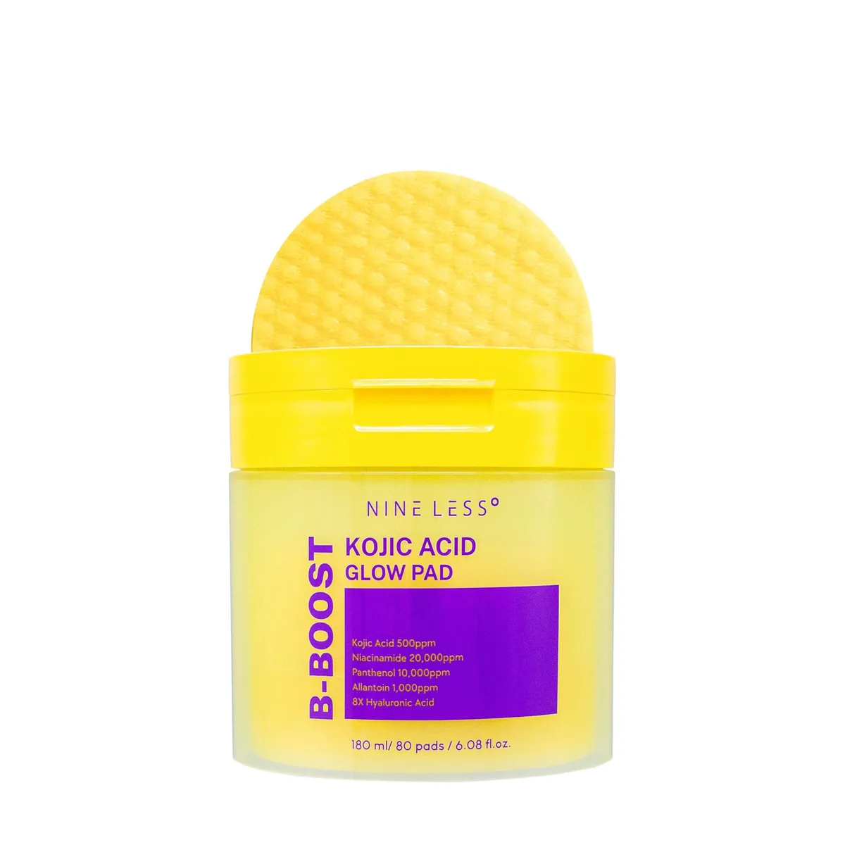 Nineless B-BOOST Kojic Acid Glow Pad 180ml - 80pads