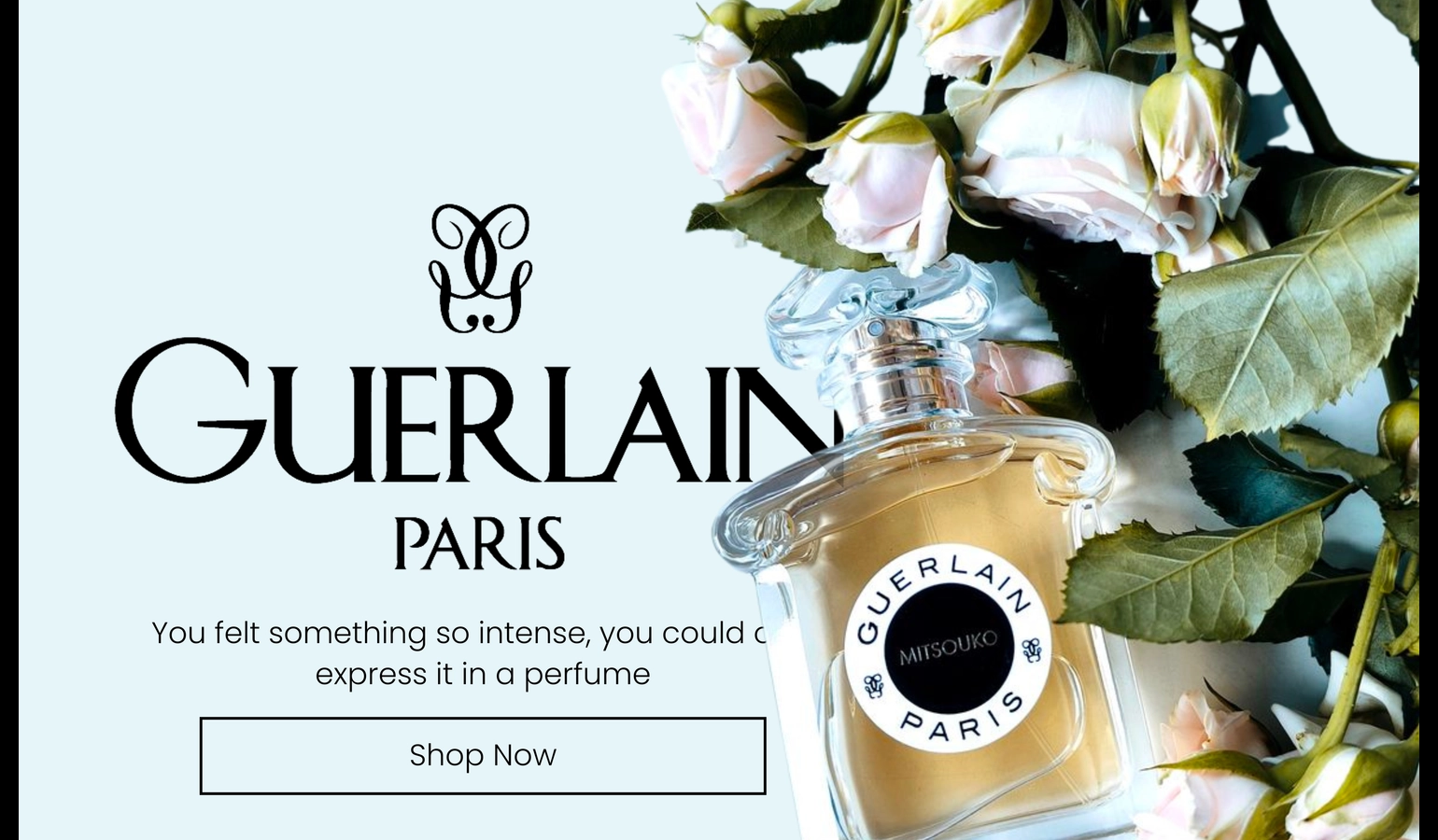 Guerlain Paris promotional banner on Linco marketplace