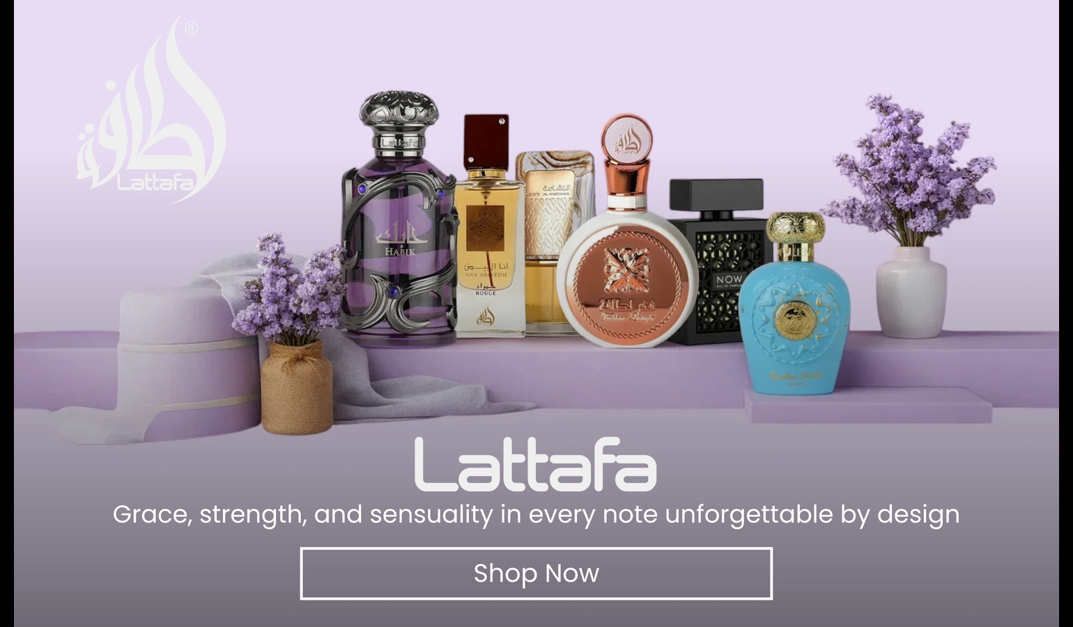 Lattafa promotional banner on Linco marketplace