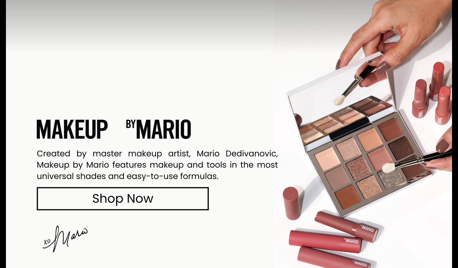 Makeup by Mario promotional banner on Linco marketplace