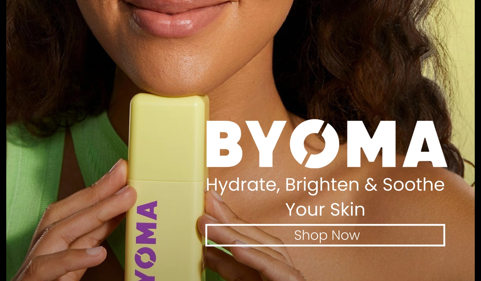 Byoma promotional banner on Linco marketplace