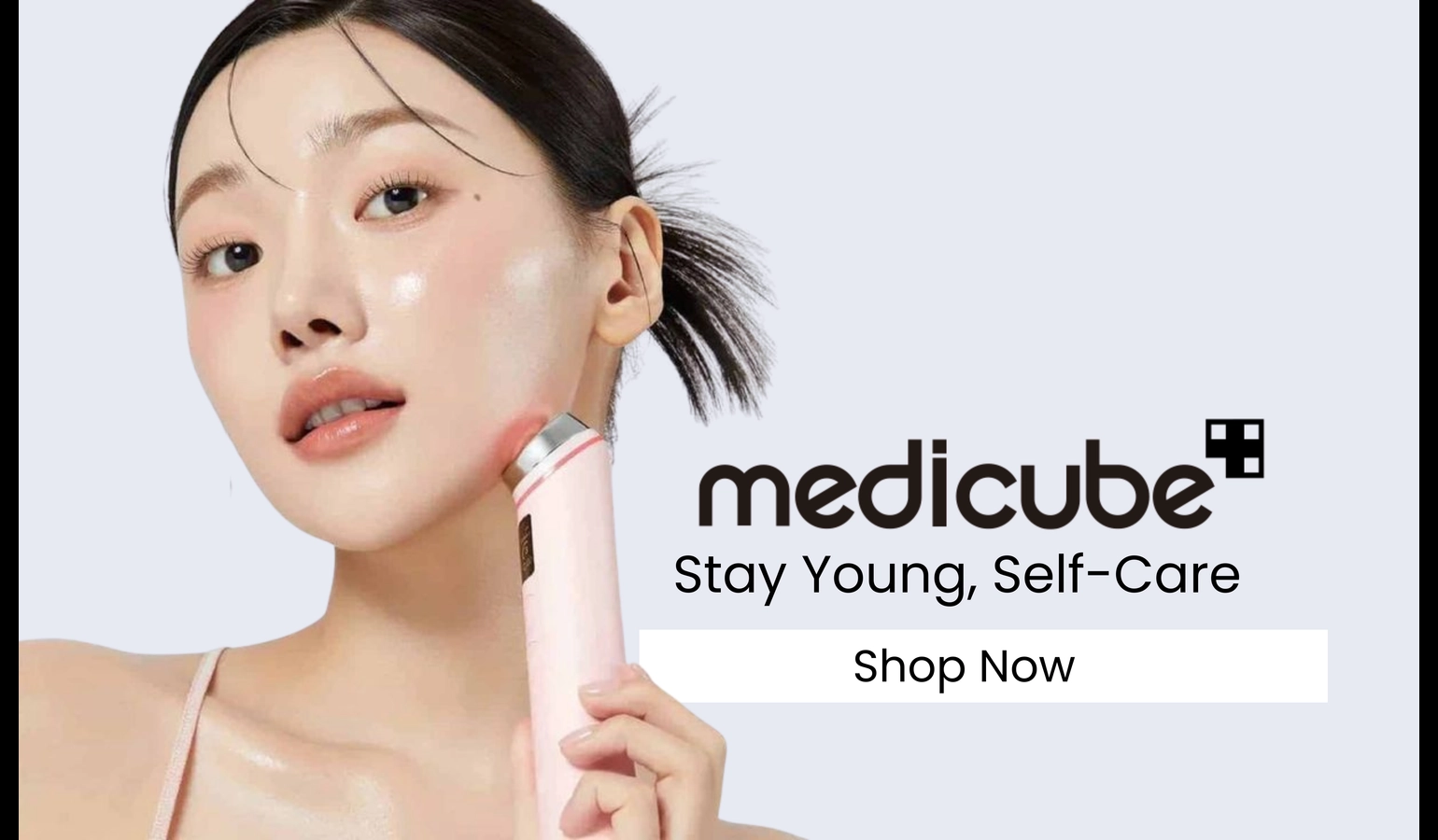 Medicube promotional banner on Linco marketplace