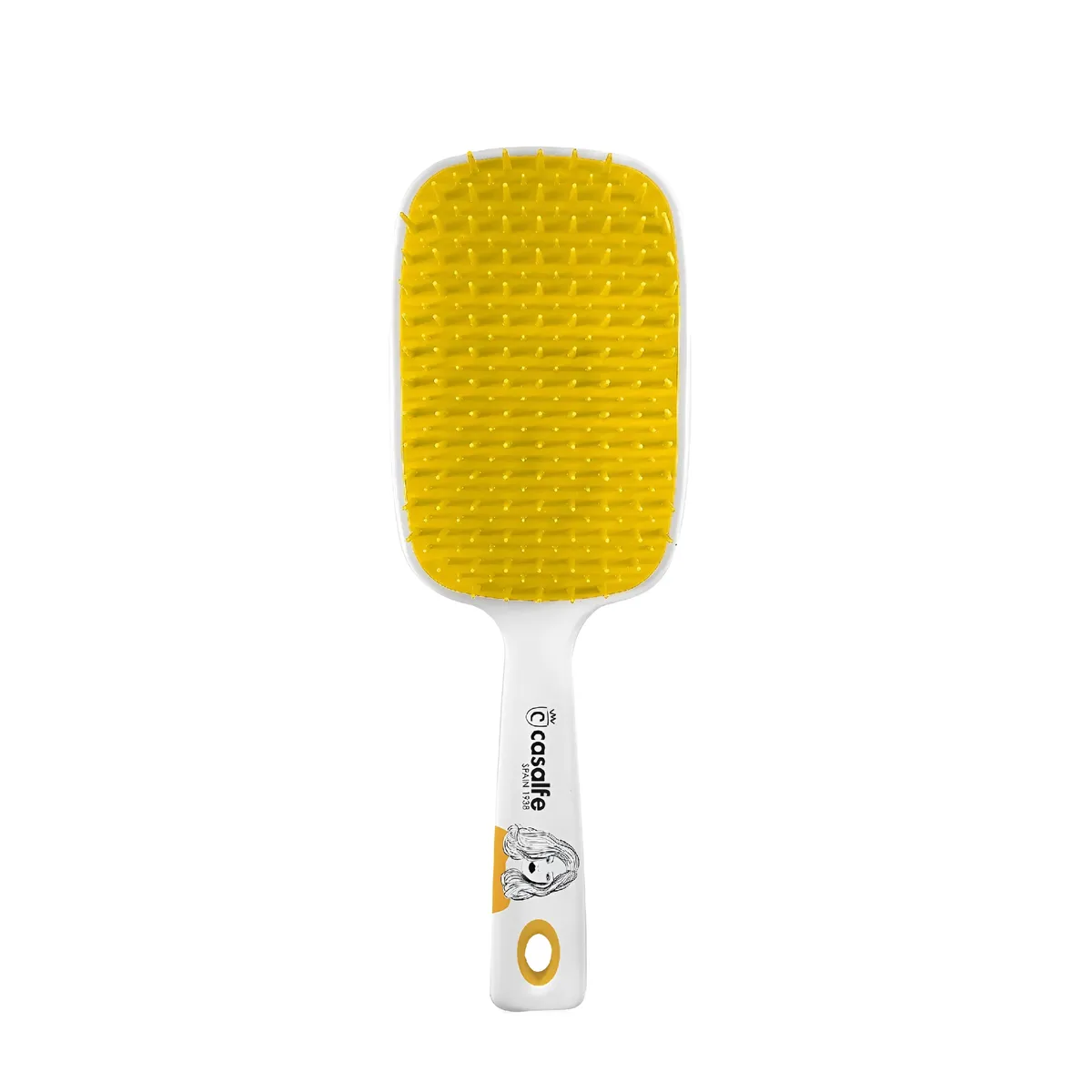 Detangle Paddle "Xl" Wave Hair Brush. Medium Pins (Case)