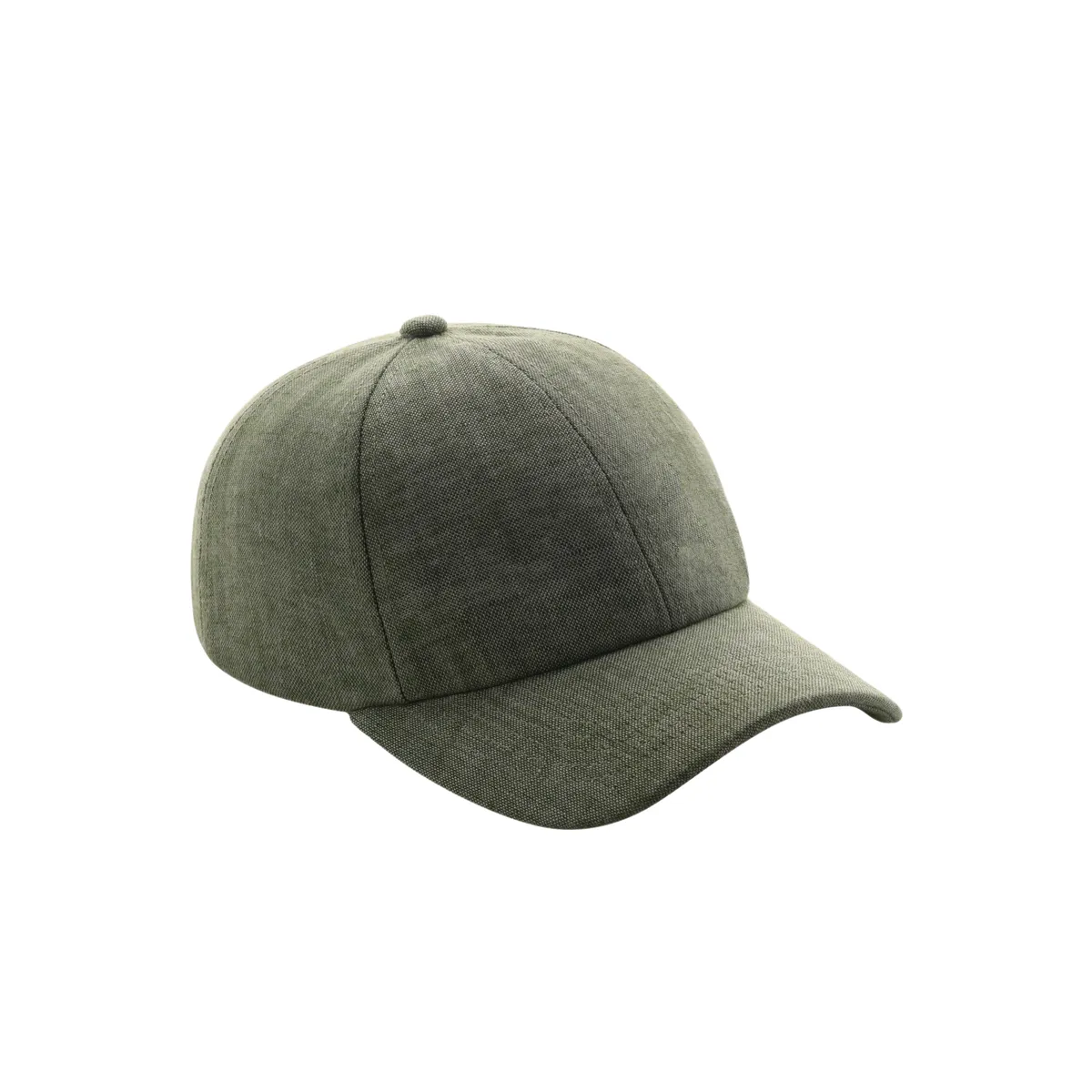 Olive Green-Linen Hat