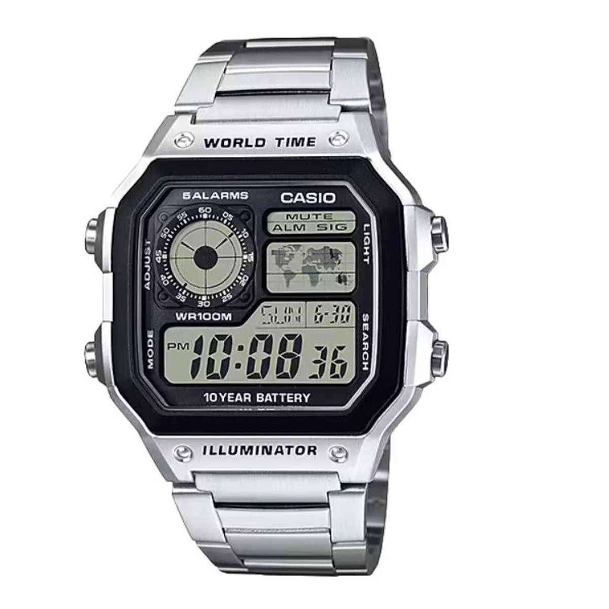 GLU Vintage  Model-AE-1200WHD-1AVDF  Color-Silver