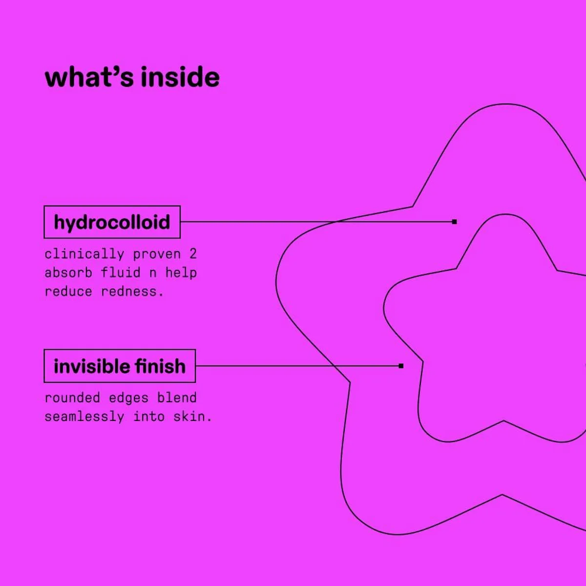 Hydro-Star Pimple Patches Clear - 32 patches