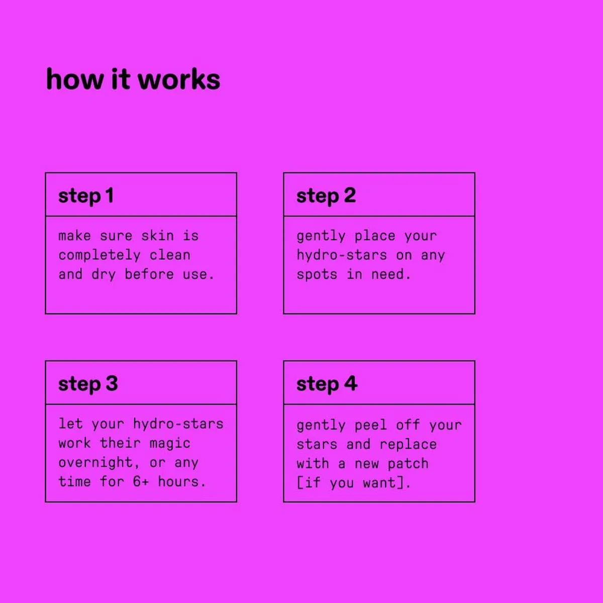 Hydro-Star Pimple Patches Clear - 32 patches