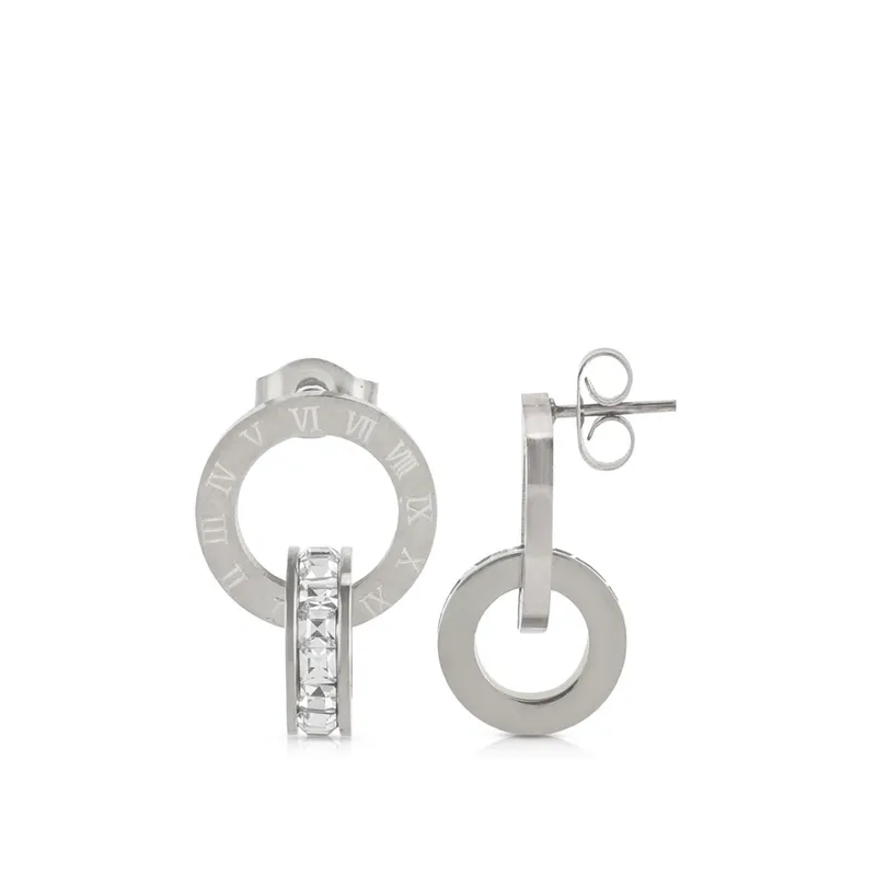 Ring Of Life Earrings - Silver 