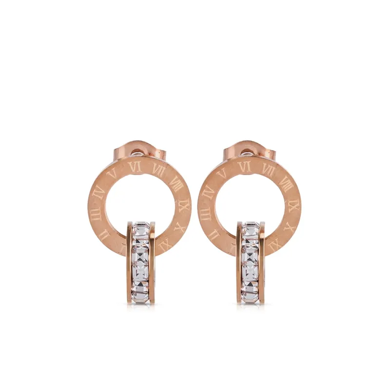 Ring Of Life Earrings - Rose Gold 
