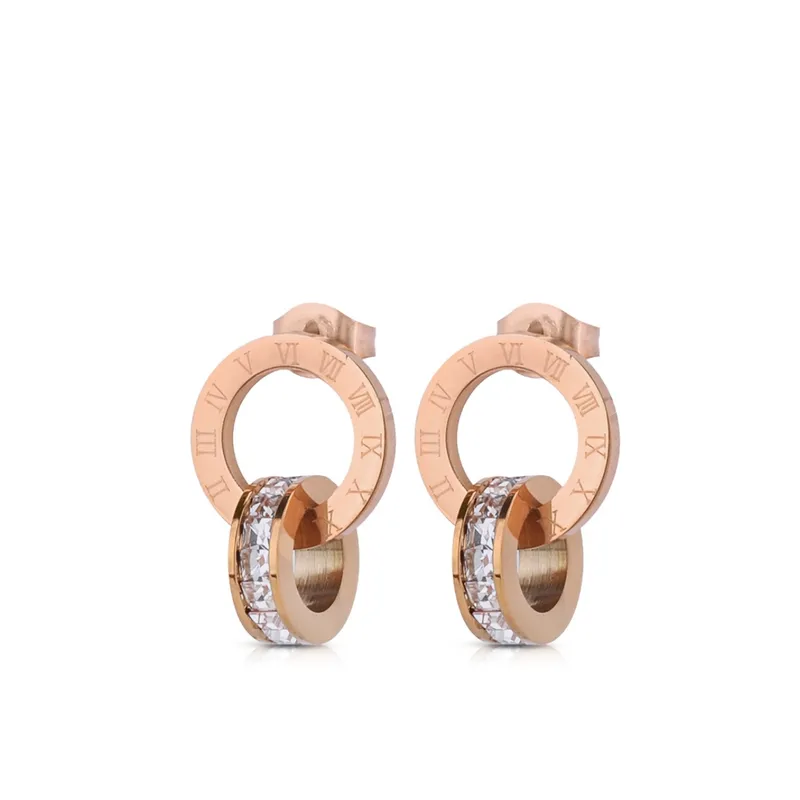 Ring Of Life Earrings - Rose Gold 