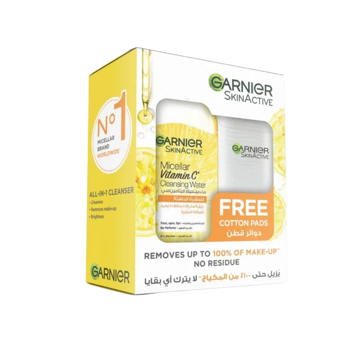 Micellar water Vitamin C 400ml + Cotton pads