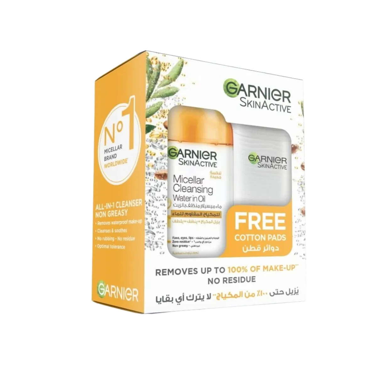 Micellar Water in Oil 400ml + Cotton pads