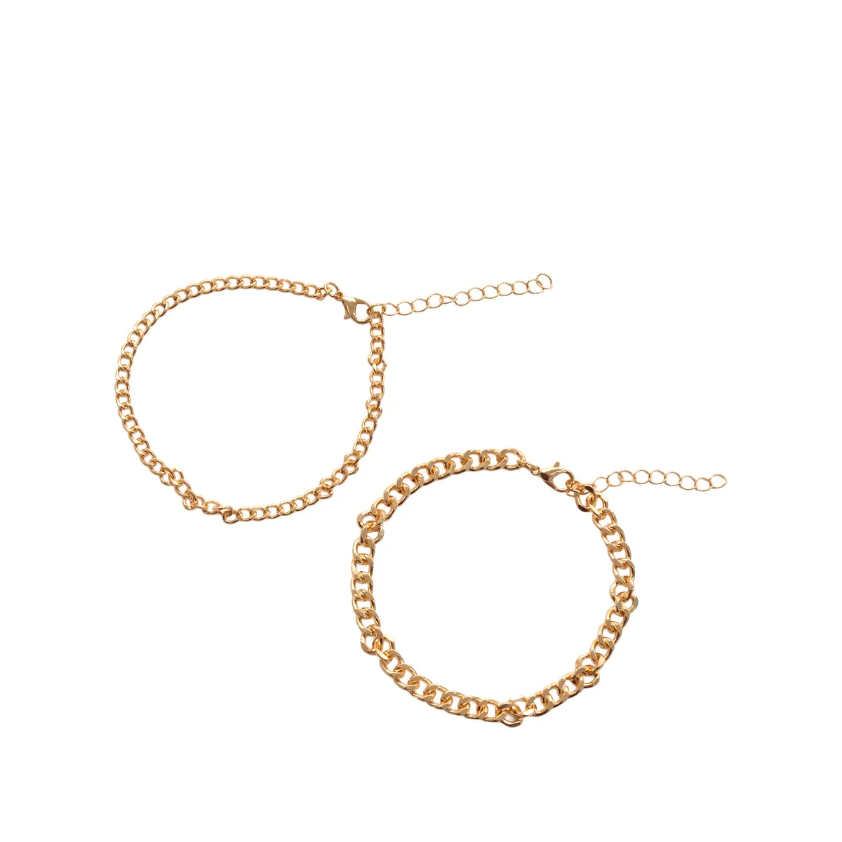Stacked Anklet - Gold