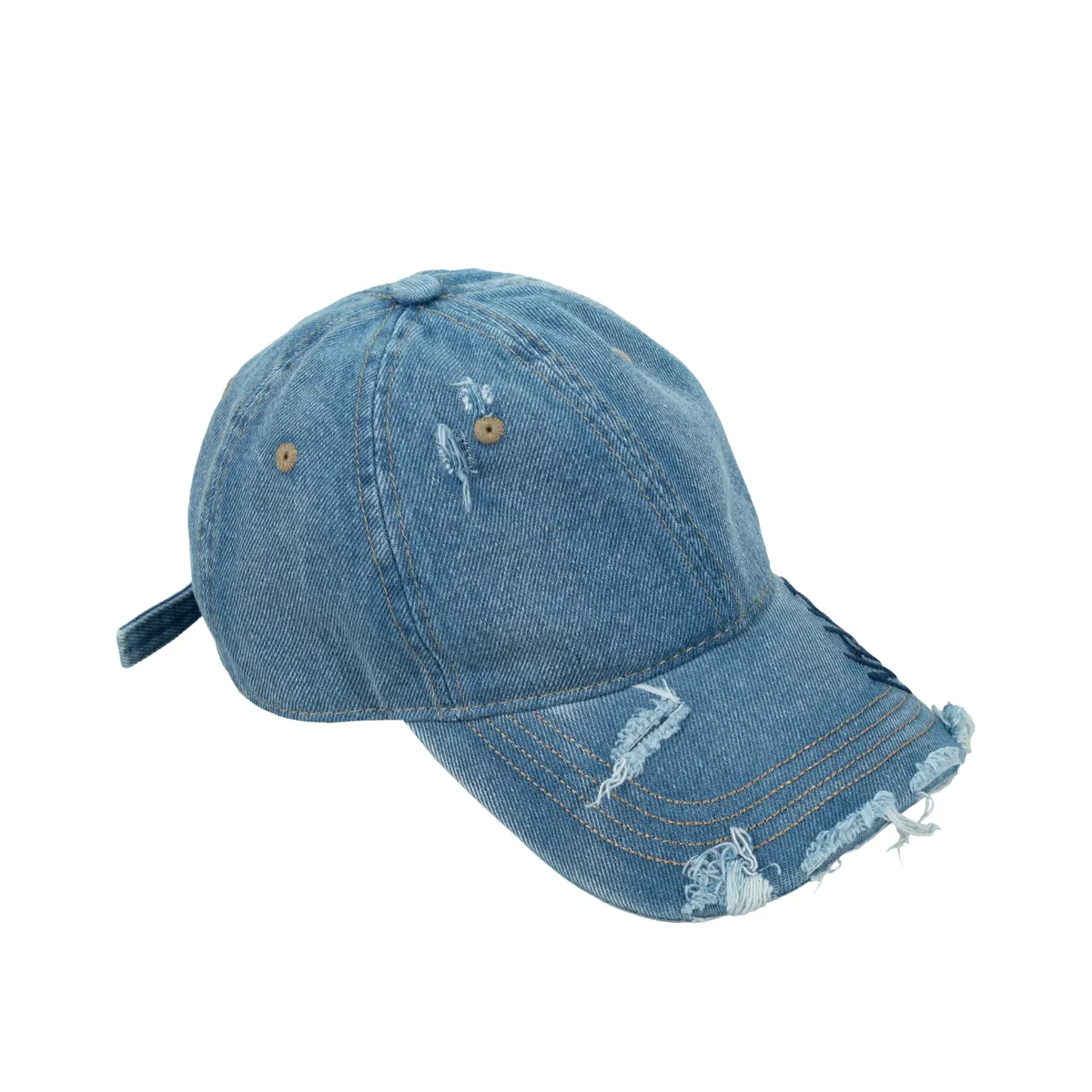 Never Give Up Cap -Denim