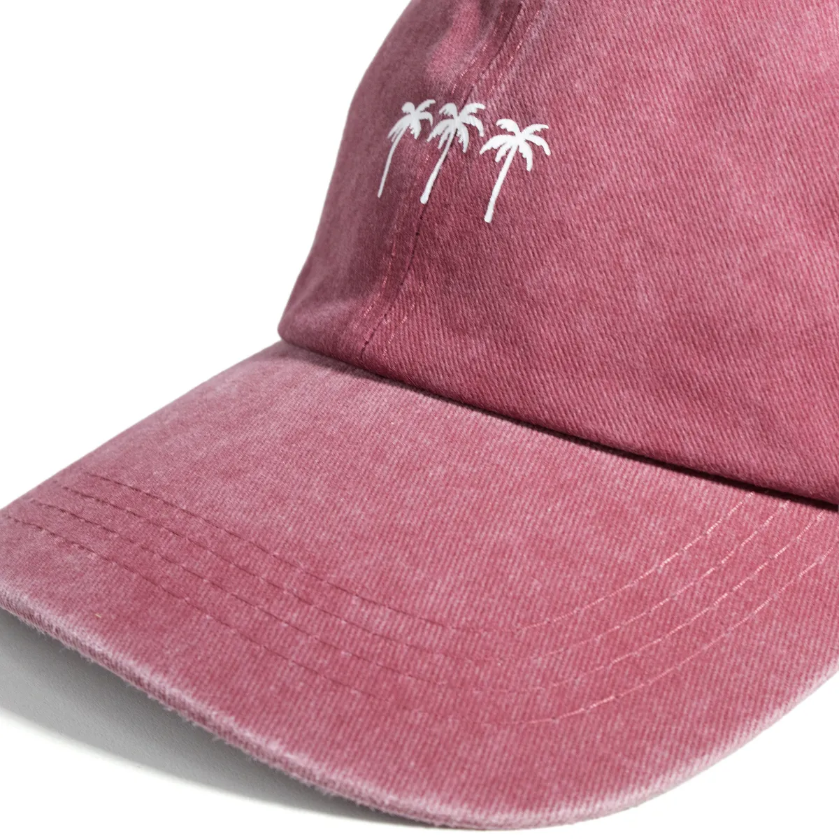 3 Palms Cap - Burgandy
