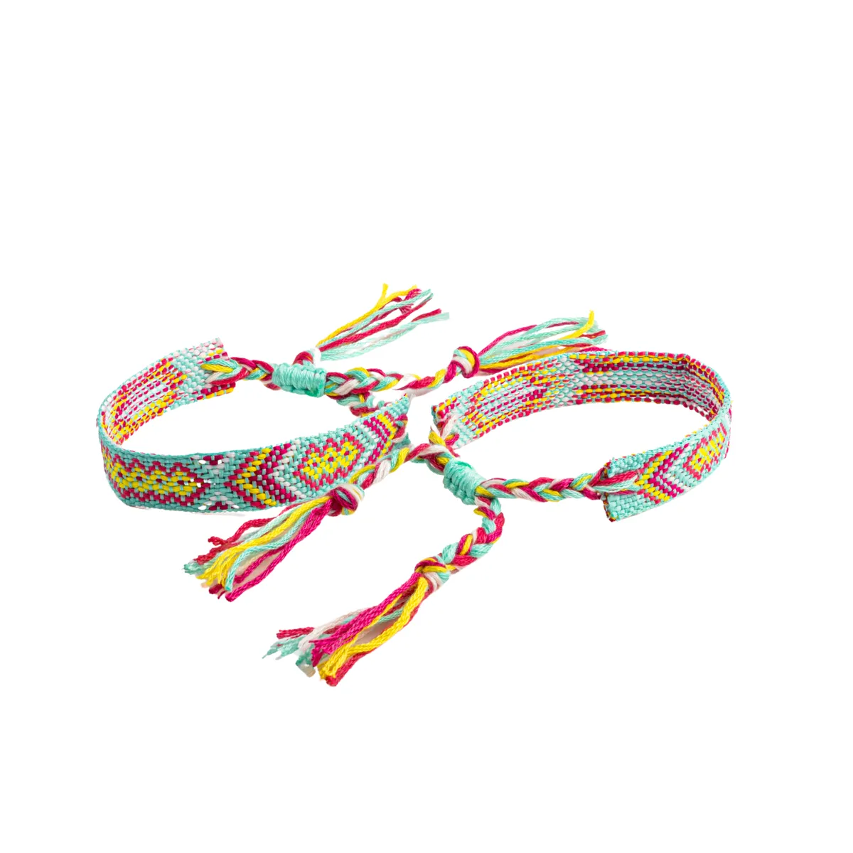 Braided Bracelet Set of 2 - Electric Daydream