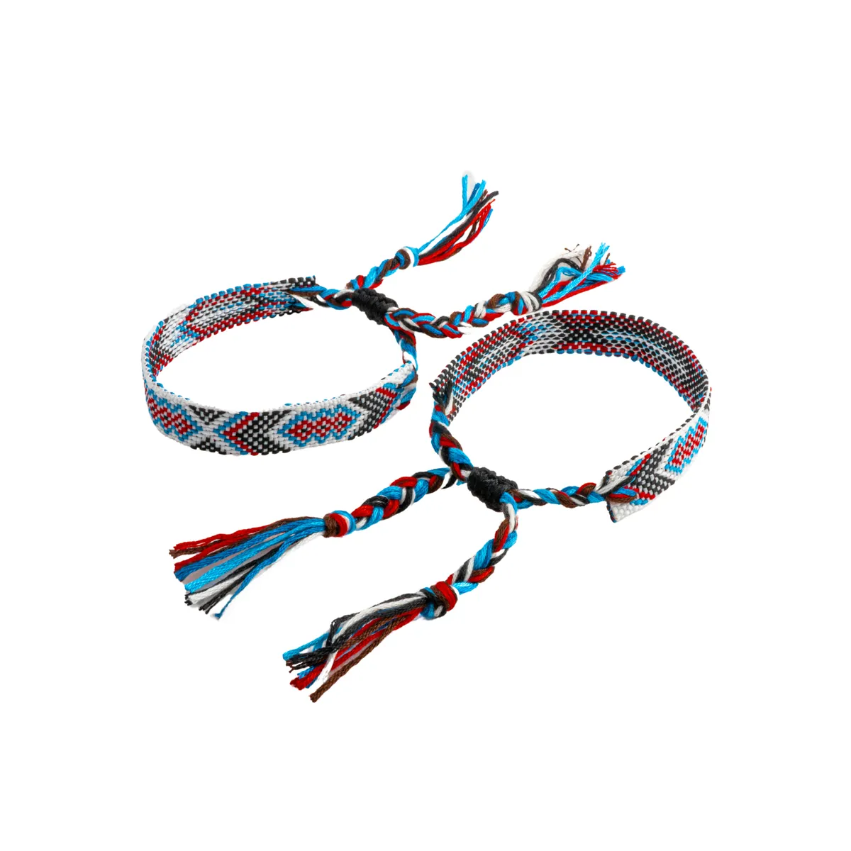 Braided Bracelet Set of 2 - Midnight Pulse