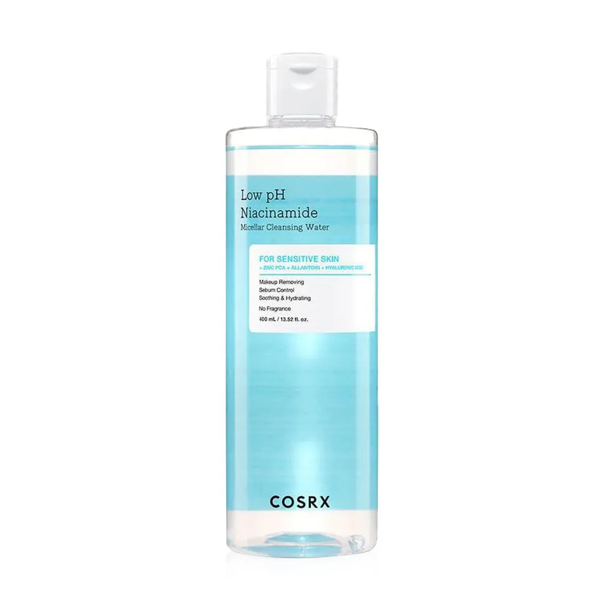 Low pH Niacinamide Micellar Cleansing Water 400 Ml