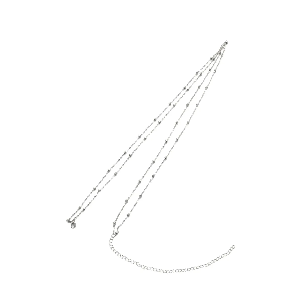 Stacked Waist Chain - Silver