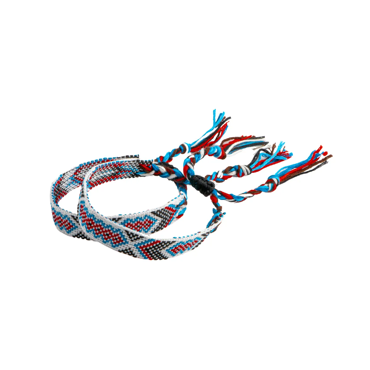 Braided Bracelet Set of 2 - Midnight Pulse