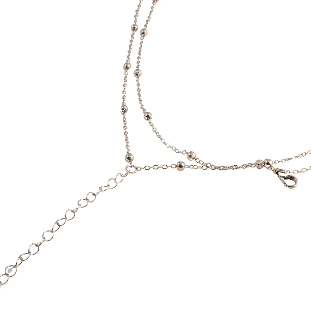 Stacked Waist Chain - Silver