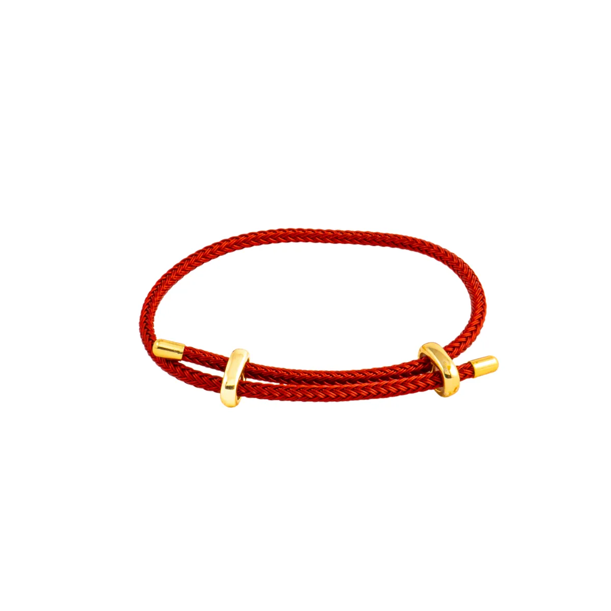 Wire Rope Bracelet - Red