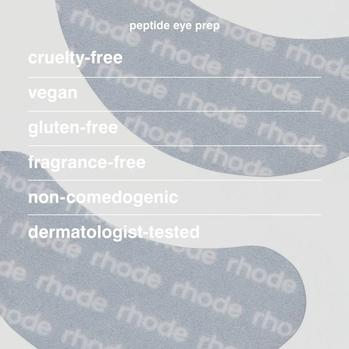 Peptide Eye Prep - Rhode Logo (6 pairs/pack)