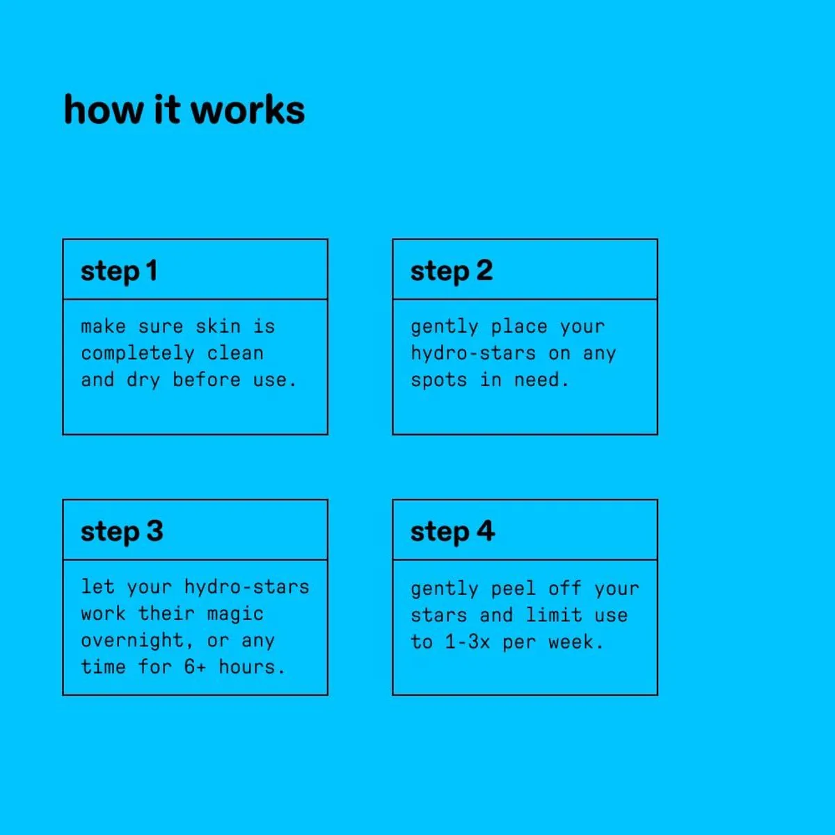 Hydro-star + salicylic acid Blue