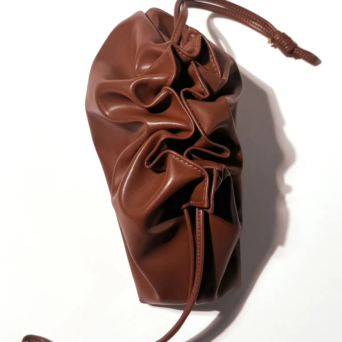 The Elevated Beauty Bag In Brown