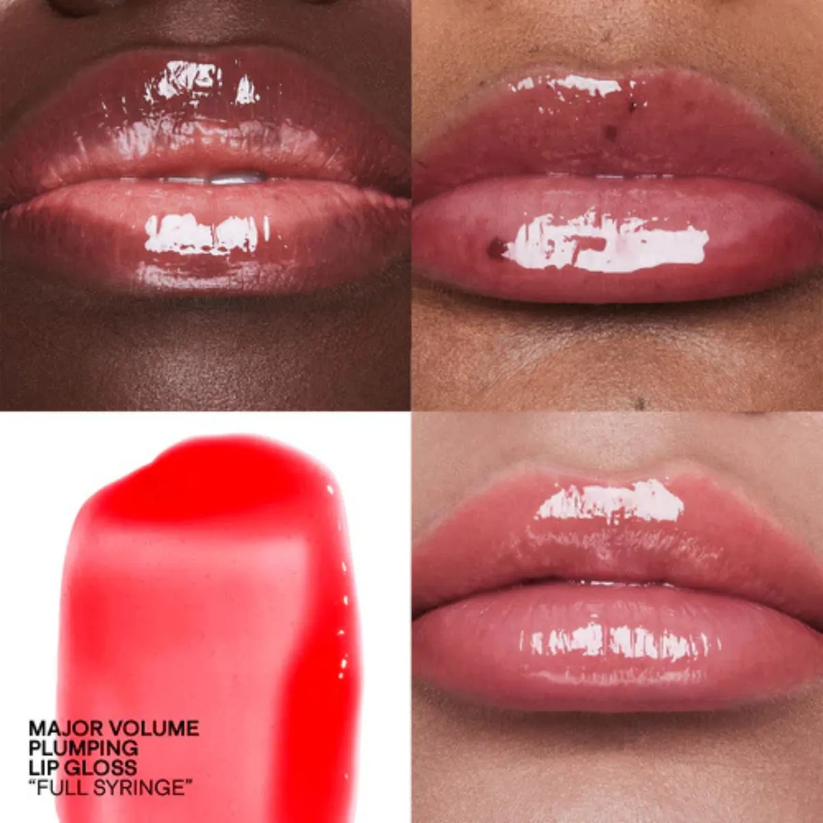 Major Volume Plumping Gloss - Full Syringe - Bright Cherry