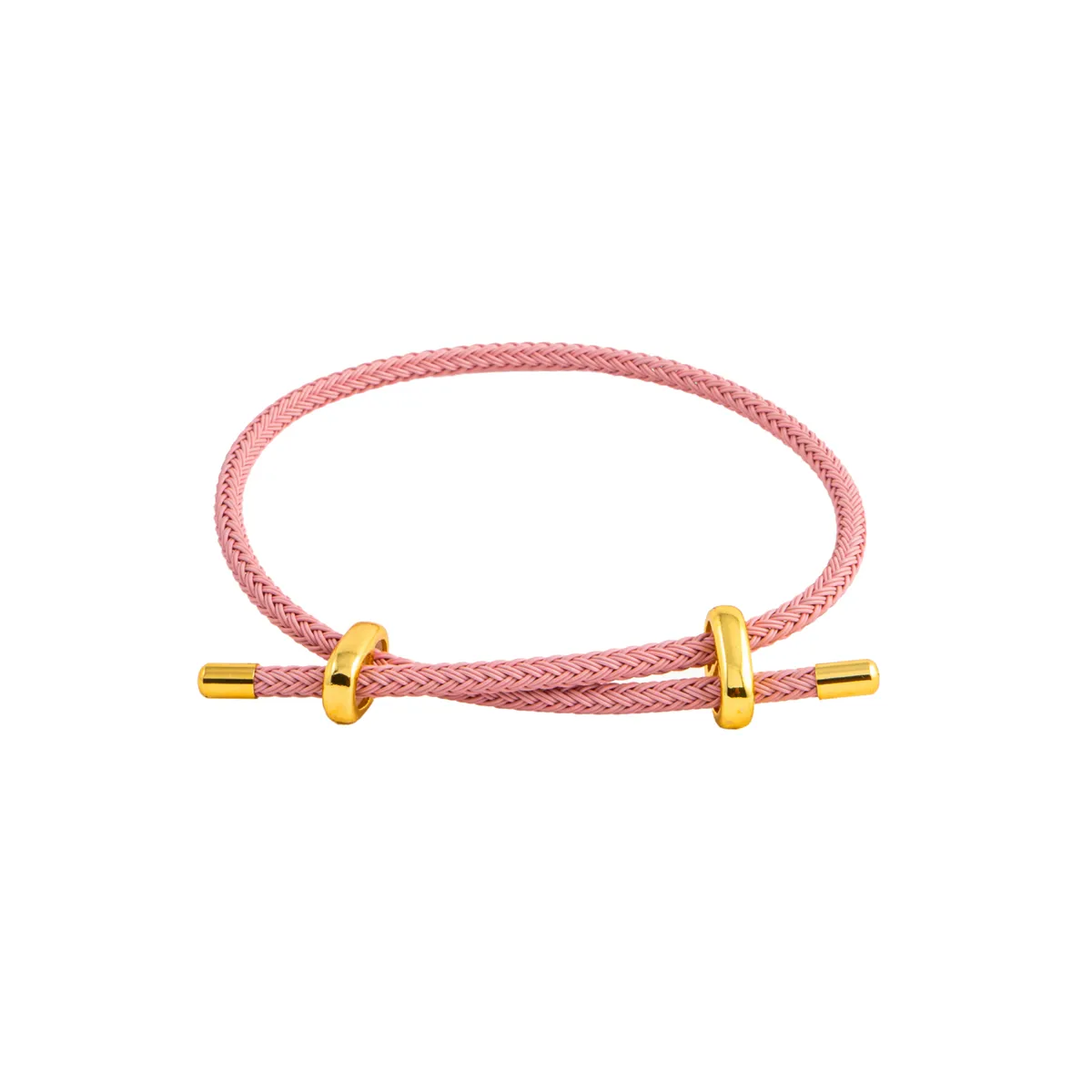 Wire Rope Bracelet - Pink