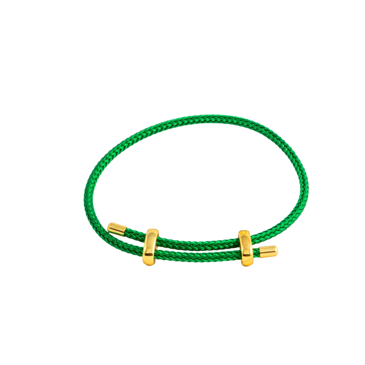 Wire Rope Bracelet - Deep Green