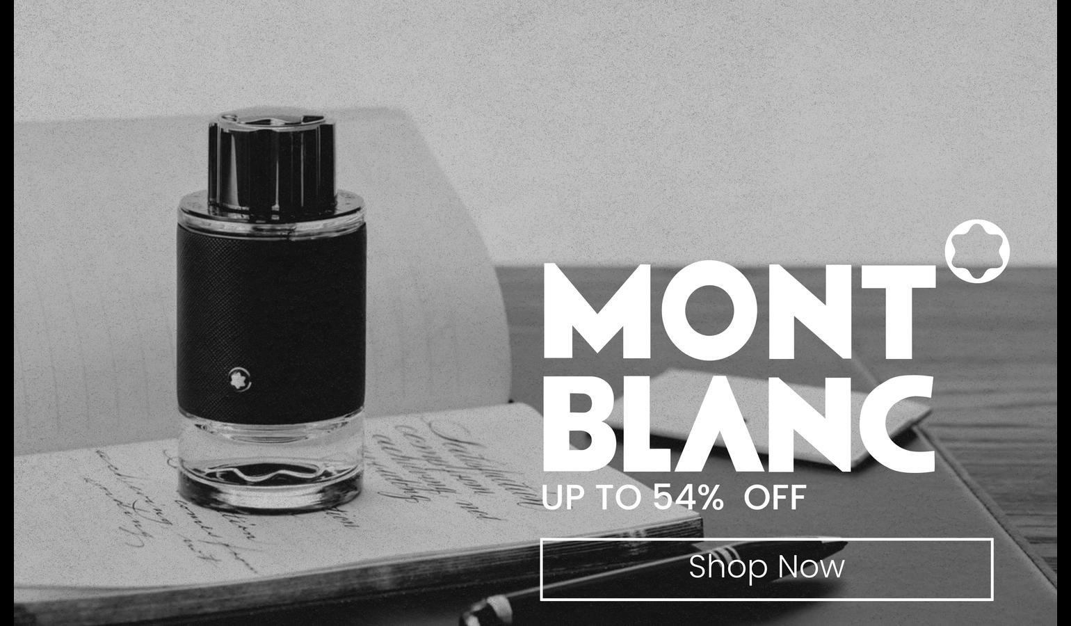 Mont Blanc promotional banner on Linco marketplace