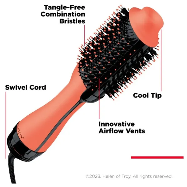 One-Step Hair Dryer and Volumiser Apricot Edition