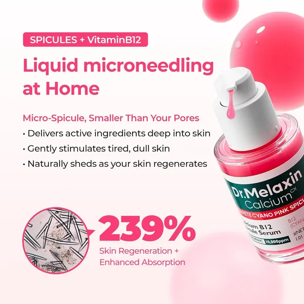 Dr.Melaxin Cemenrete Cyano Pink Spicule Serum with Calcium 30ml