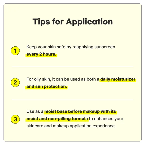 TIA'M B3 Niacin Sunscreen SPF 50 ml