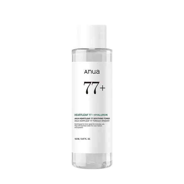 Anua 77+ Heartleaf 77 + Hyaluron Soothing Toner 150ml