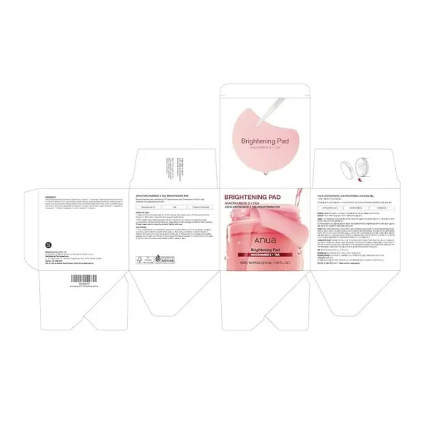 Anua Brightening Pad Niacinamide5+Txa 60Pads 210ml